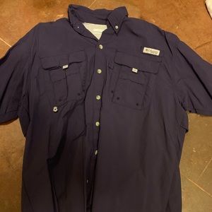 Columbia Vent Back Fishing Shirt